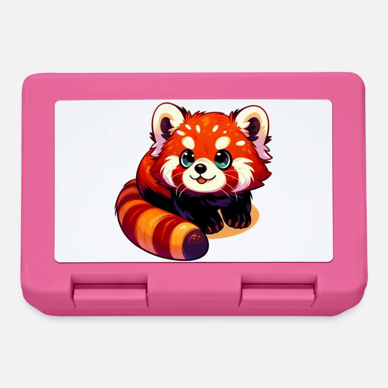 Red panda - Lunchbox - pink