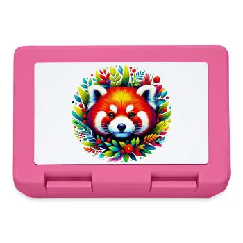Red panda - Lunchbox - pink - Front