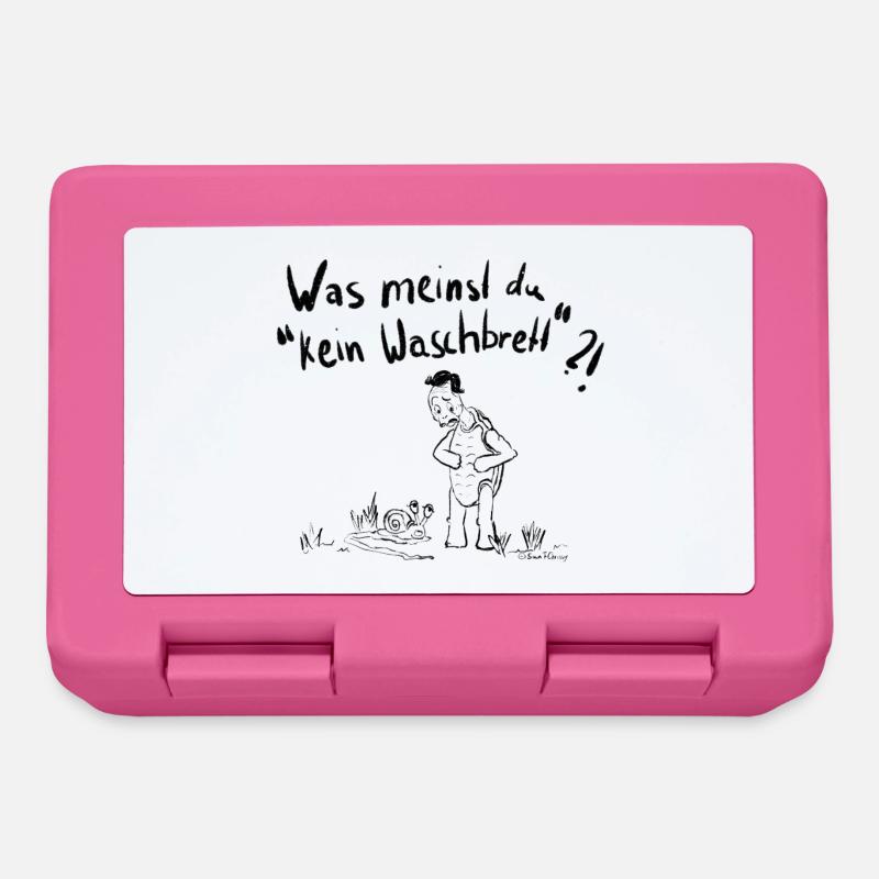 No washboard - Lunchbox - pink