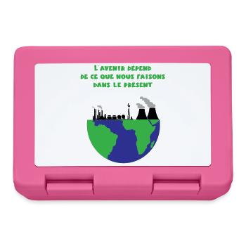Planet Earth - Lunchbox - pink - Front