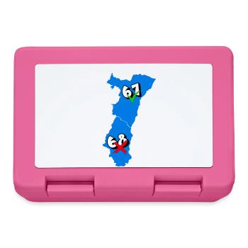Alsace Region - Lunchbox - pink - Front