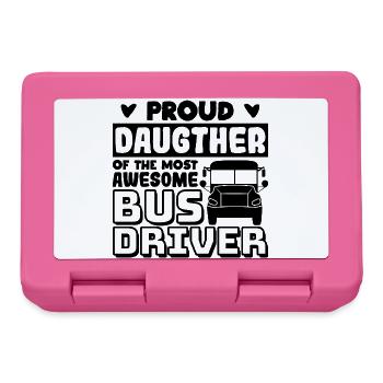 Fille d’un chauffeur de bus - Boîte à goûter - rose - Devant
