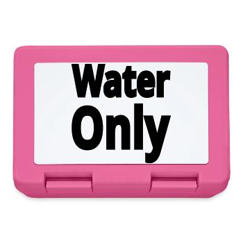 Water only - Boîte à goûter - rose - Devant
