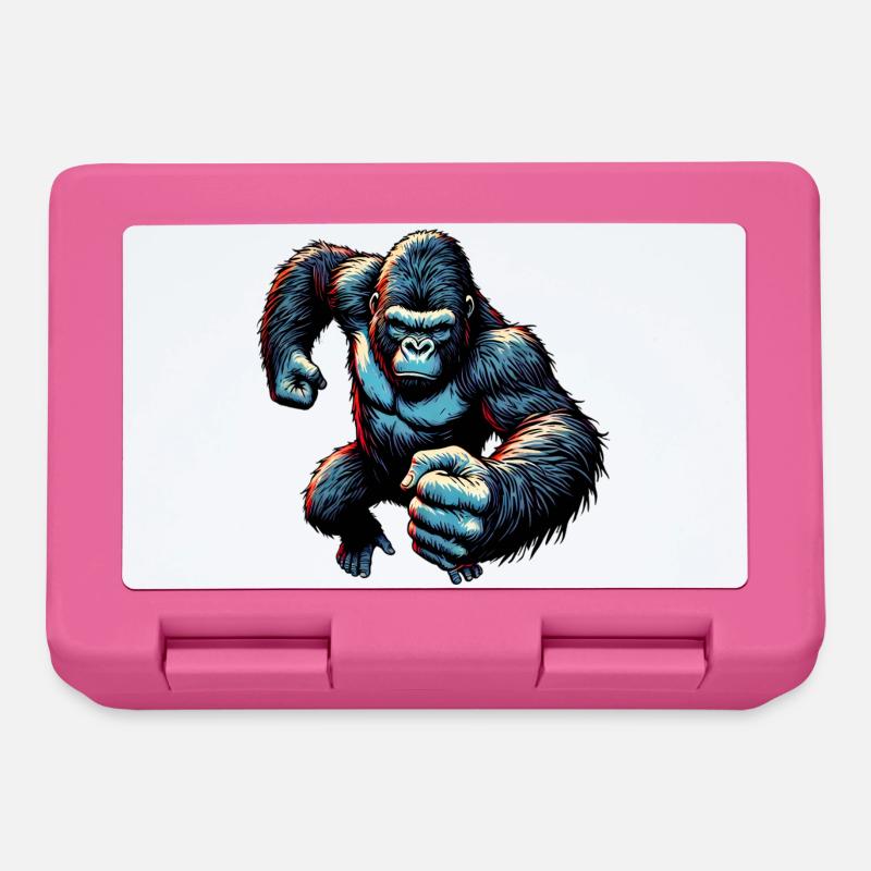 Gorilla - Brotdose - Pink