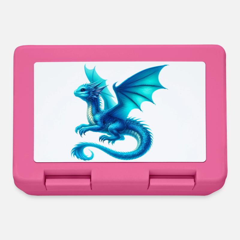 Drache - Brotdose - Pink