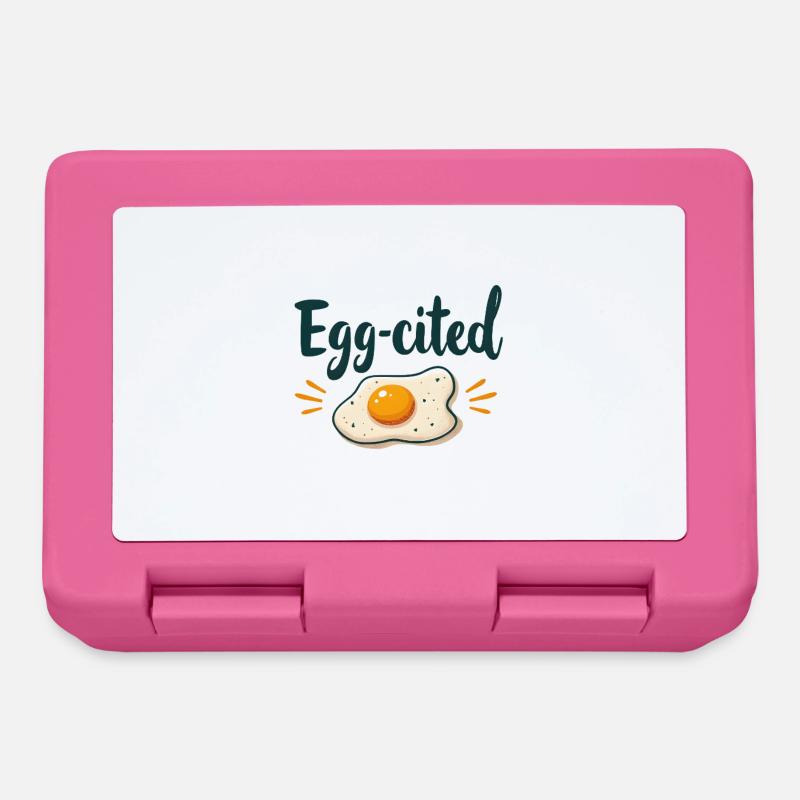 Oeuf-cité - Boîte à goûter - rose