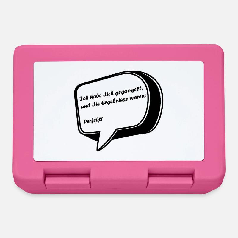 Valentine's Day Saying in a Speech Bubble - Lunchbox - pink