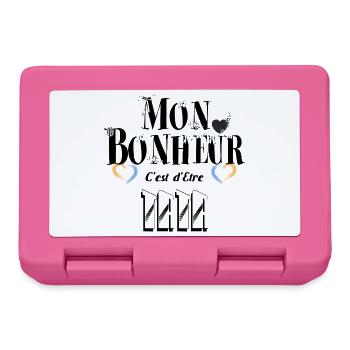 Mon Bonheur C'est d'Etre Tata - Boîte à goûter - rose - Devant
