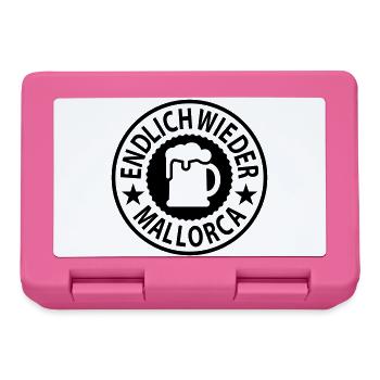 Finally Mallorca beer again - Lunchbox - pink - Front