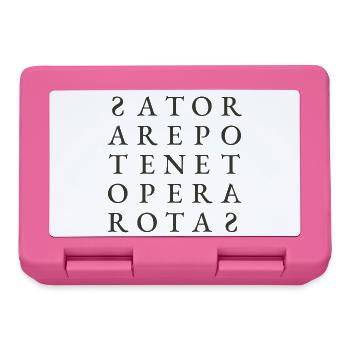 SATOR AREPO TENET OPERA ROTAS - Boîte à goûter - rose - Devant