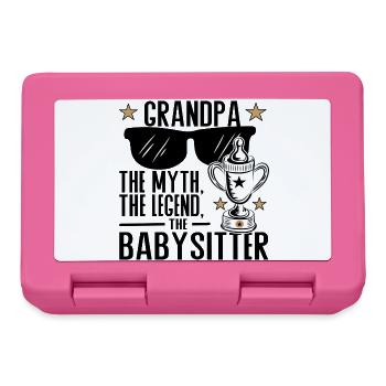 Grand-père – Le mythe, la légende, la baby-sitter - Boîte à goûter - rose - Devant