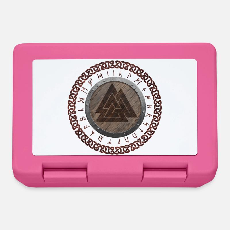 Valknut symbole viking - Boîte à goûter - rose