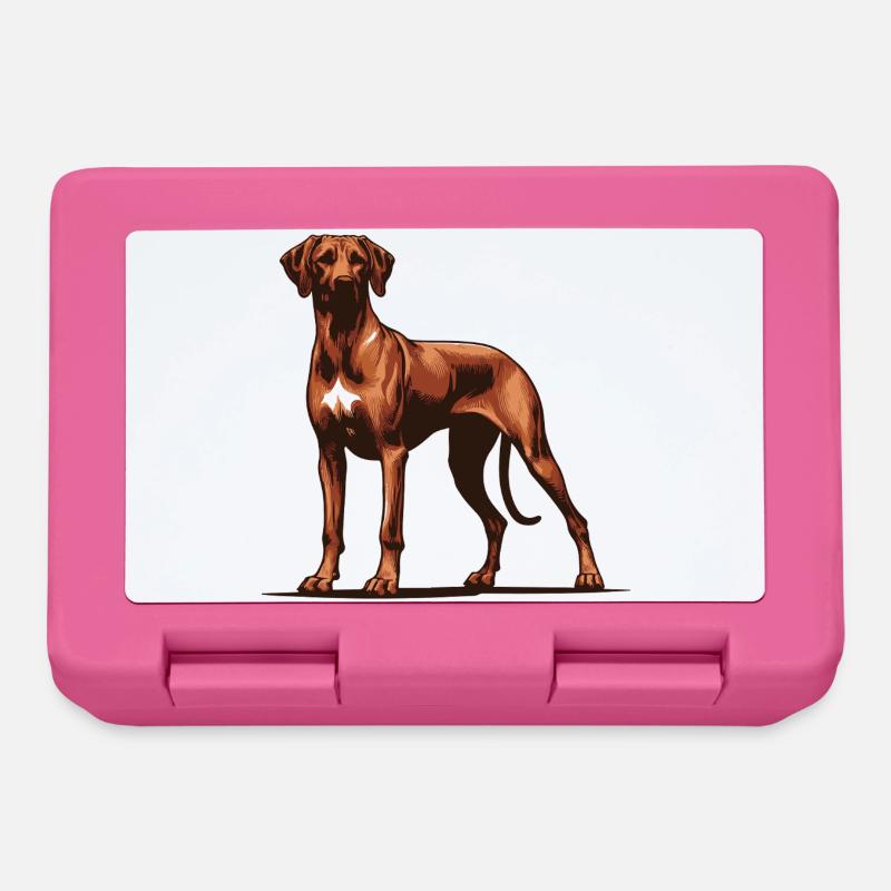 Rhodesian Ridgeback - Brotdose - Pink