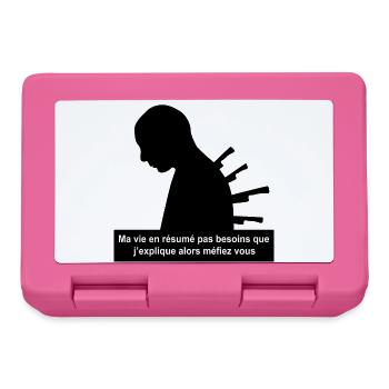 My life in a nutshell - Lunchbox - pink - Front