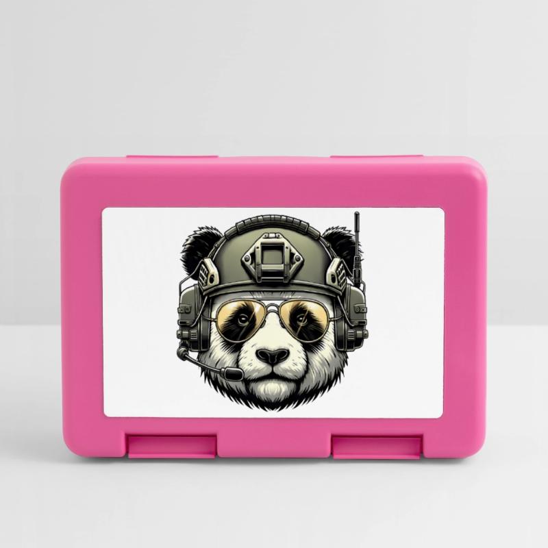 Panda Militär Armee Design Brotdose