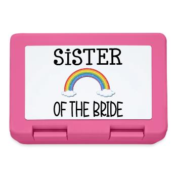 REGENBOGENSCHWESTER DER BRAUT - Brotdose - Pink - Vorne