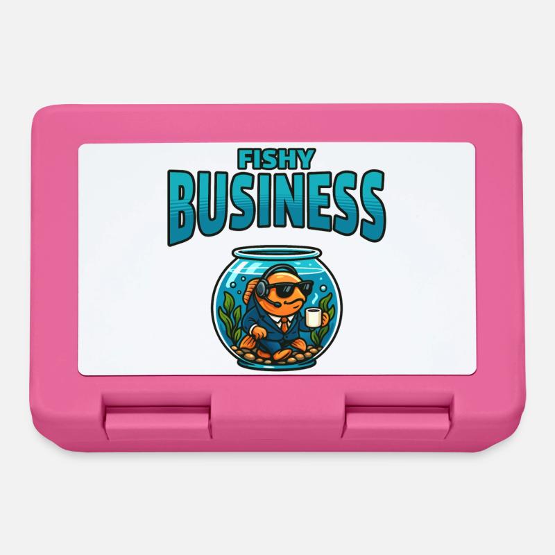 Le commerce de la pêche à l’aquarium - Boîte à goûter - rose