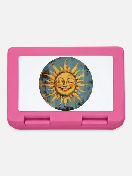 Sonne - Brotdose - Pink