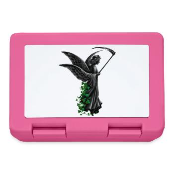 engelstatue, goth, frauen - Brotdose - Pink - Vorne