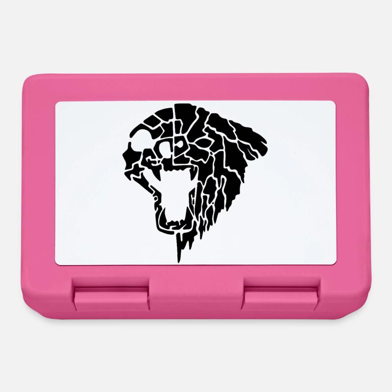 Ours tribal - Boîte à goûter - rose