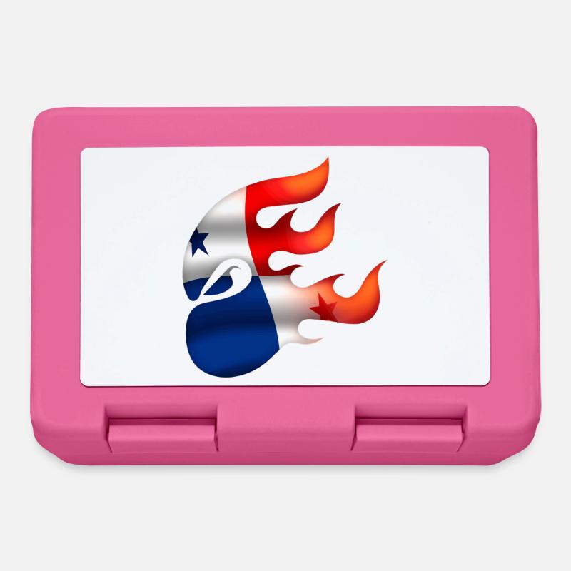 Panama Flag - Panama - Ninja - Lunchbox - pink