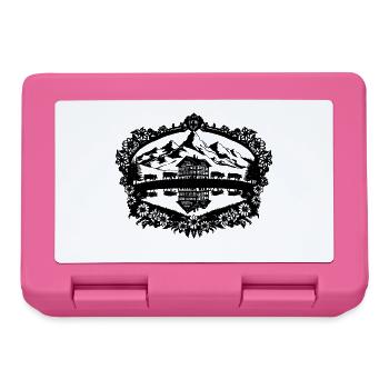 Glacial Lake Black - Lunchbox - pink - Front