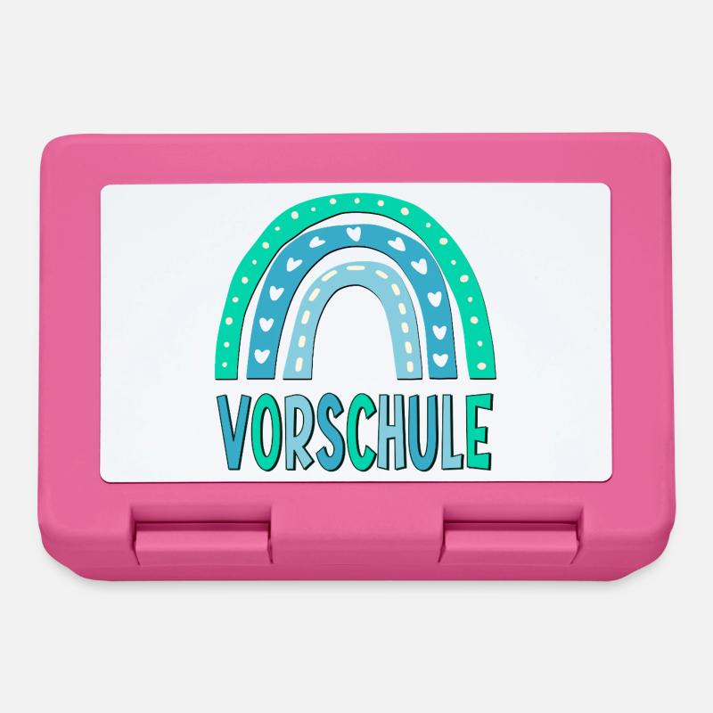 VORSCHULE VORSCHULKIND REGENBOGEN - Brotdose - Pink