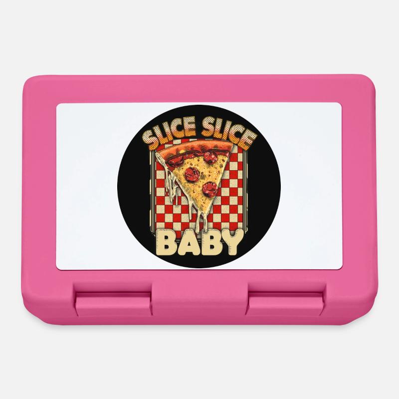 Pizza Slice Baby Design - Brotdose - Pink