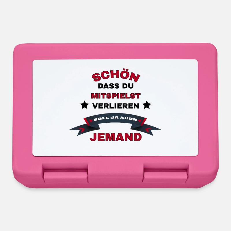Lustiges Spruchdesign - Brotdose - Pink