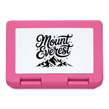 Mount Everest - Souvenir Design - Lunchbox - pink - Front