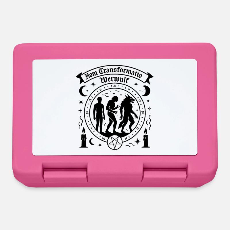 Mensch Werwolf Transformation - Brotdose - Pink
