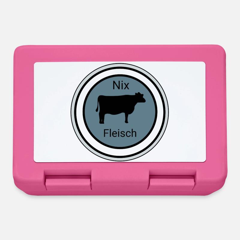 Nix Fleisch Silhouette - Brotdose - Pink