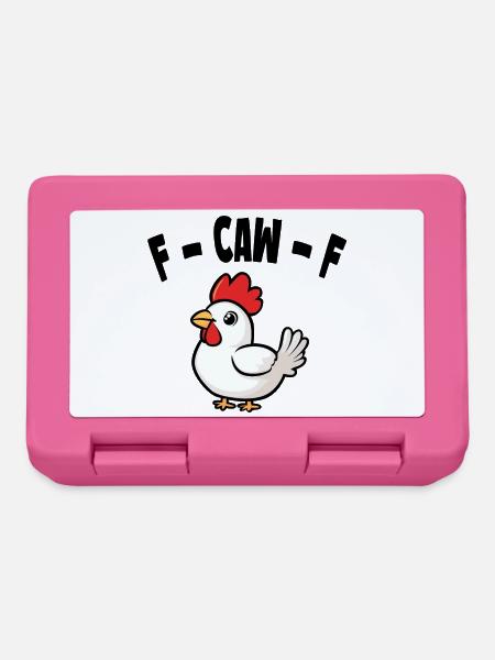 Sarkastisches Huhn F-CAW-F - Brotdose - Pink