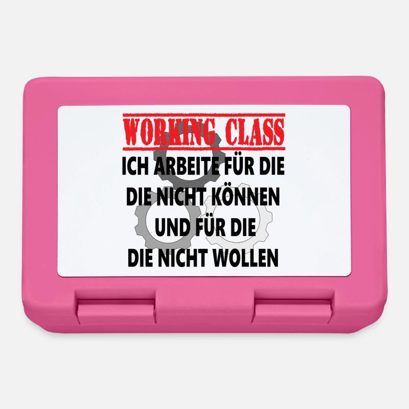 Engrenages de la classe ouvrière - Boîte à goûter - rose