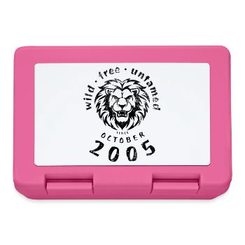 Wild, free & untamed since 10/2005 - Lunchbox - pink - Front