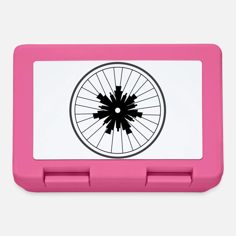 Roue flocon de neige par Cean - Boîte à goûter - rose