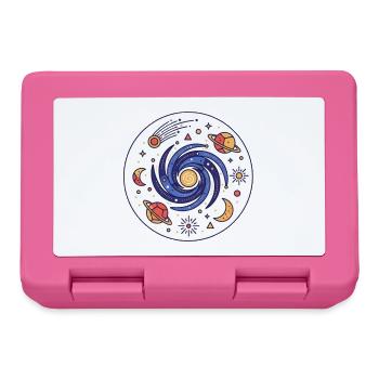 Galaxie du vortex cosmique - Boîte à goûter - rose - Devant
