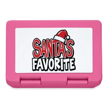 Le favori du Père Noël – Liebling des Weihnachtsmanns - Boîte à goûter - rose - Devant
