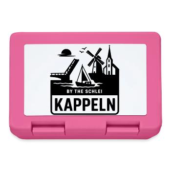 Kappeln Schlei SH Schleswig Holstein Silhouette - Brotdose - Pink - Vorne