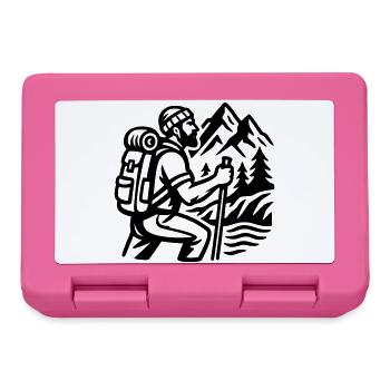 Wanderer - Brotdose - Pink - Vorne