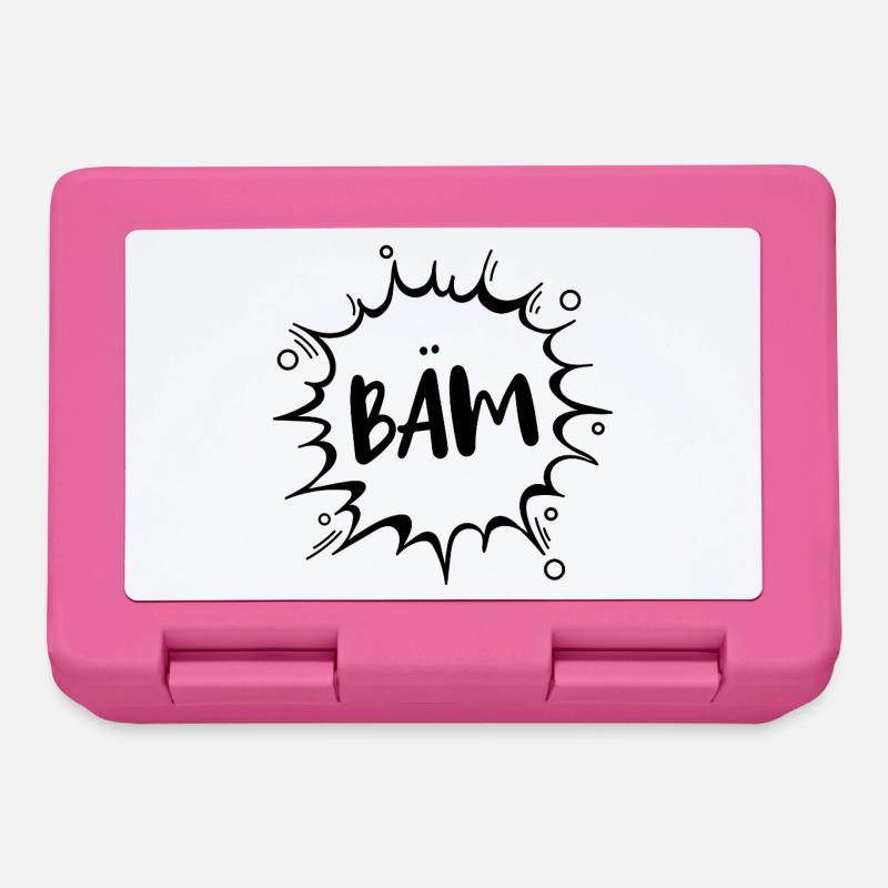 « BAM » - Boîte à goûter - rose