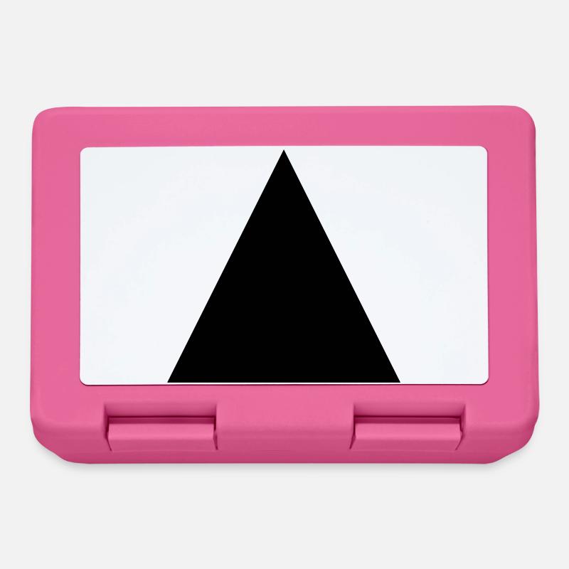 Triangle - Boîte à goûter - rose