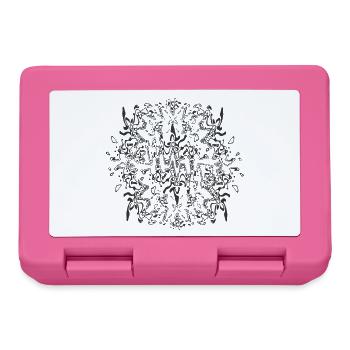 Motif d’ornement kaléidoscopique - Boîte à goûter - rose - Devant