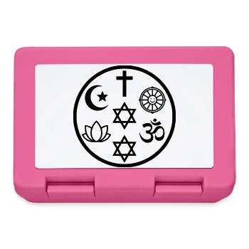 Interreligious Symbol of Peace | Religions - Lunchbox - pink - Front