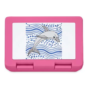 Delfin - Brotdose - Pink - Vorne
