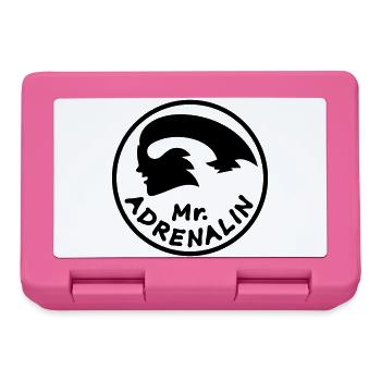Mr. Adrenalin Rennen - Brotdose - Pink - Vorne