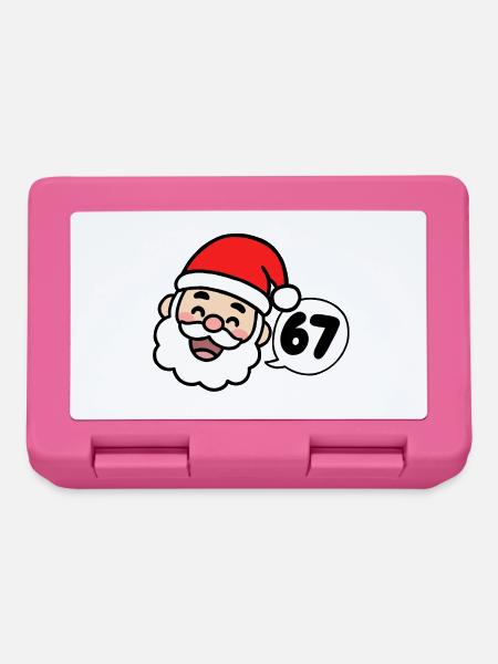 Santa sagt 67 - Brotdose - Pink