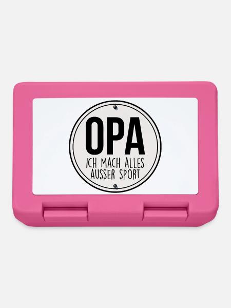 OPA Geschenk Grossvater - Brotdose - Pink