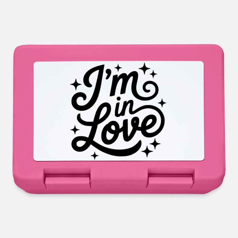 I'm in love script design - Lunchbox - pink