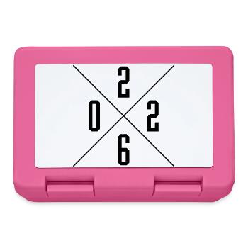 2026 Jahr - Brotdose - Pink - Vorne